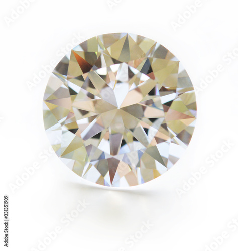 A diamond on white background