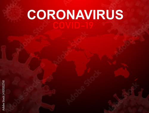 Coronavirus Covid-19 outbreak influenza background