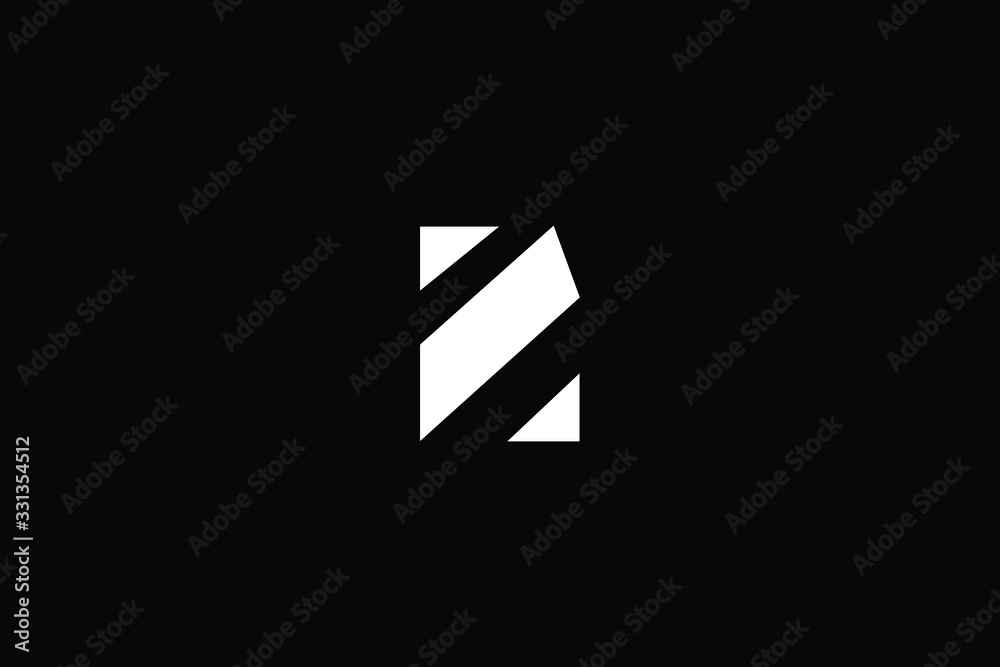 Minimal elegant monogram art logo. Outstanding professional trendy awesome artistic Z initial based Alphabet icon logo. Premium Business logo White color on black background Minimal elegant monogram art logo. Outstanding professional trendy awesome artistic Z initial based Alphabet icon logo. Premium Business logo White color on black background