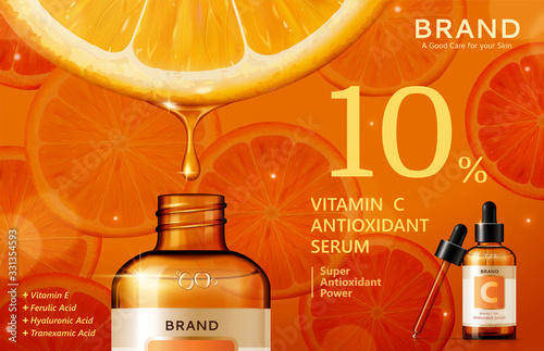 Vitamin C serum ads