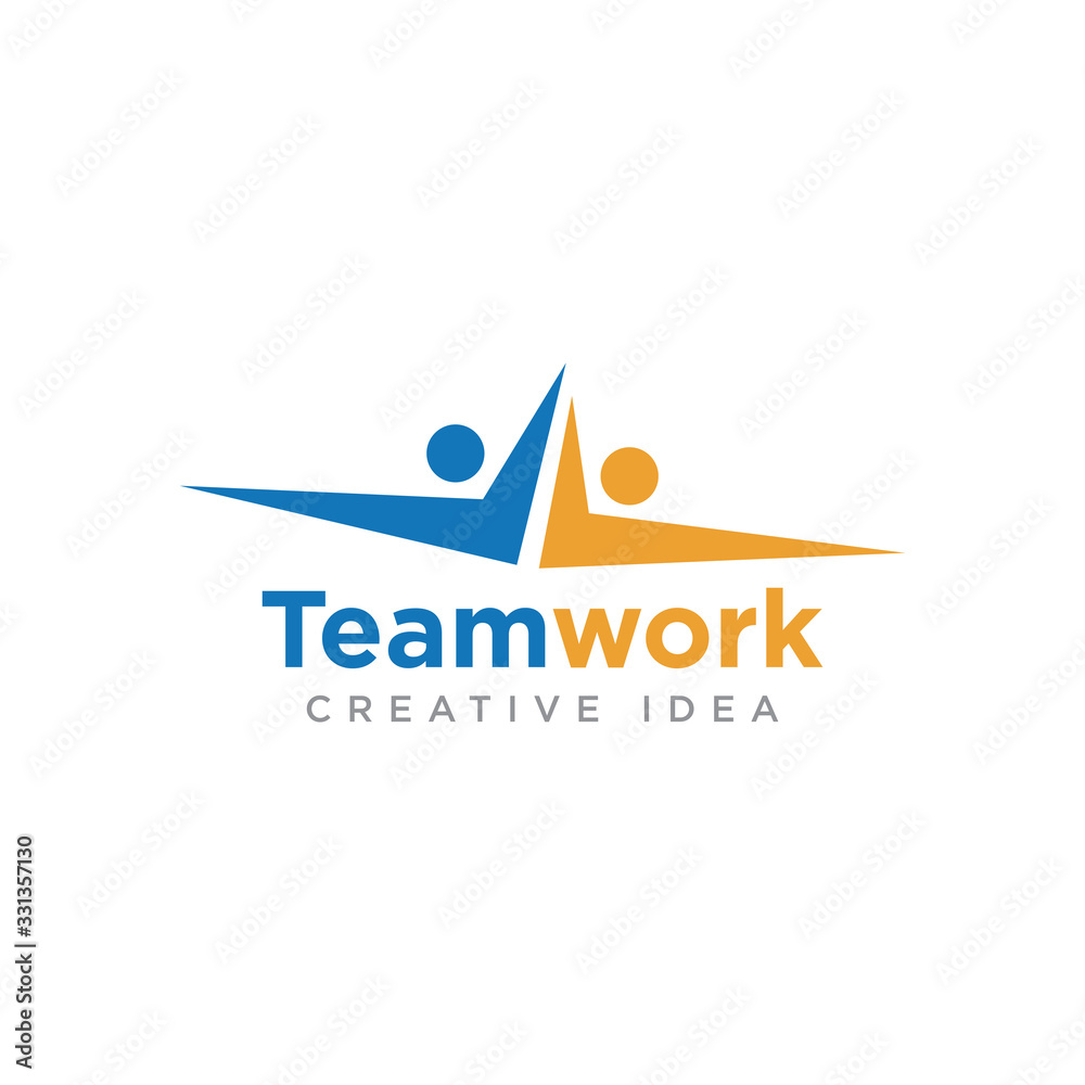 Community or Team Logo Design Vector Community or Team Logo Design Vector