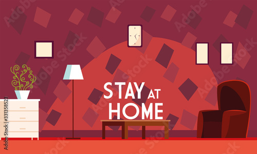 stay at home awareness social media campaign and coronavirus prevention