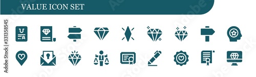 value icon set