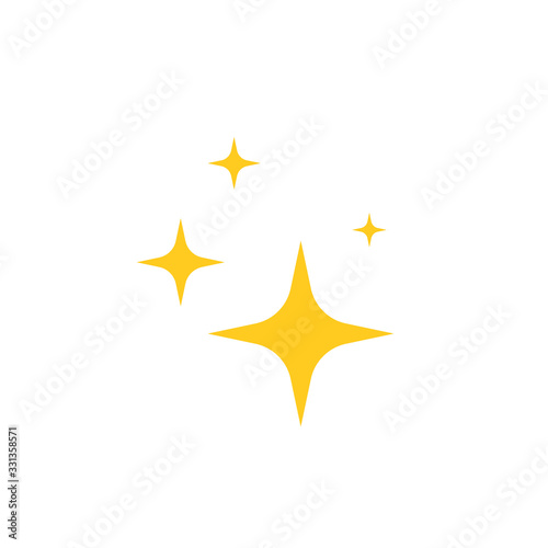 Star Blink icon .Vector illustration. Flat design