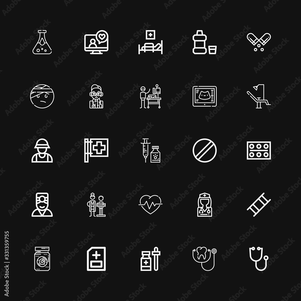 Editable 25 doctor icons for web and mobile Editable 25 doctor icons for web and mobile
