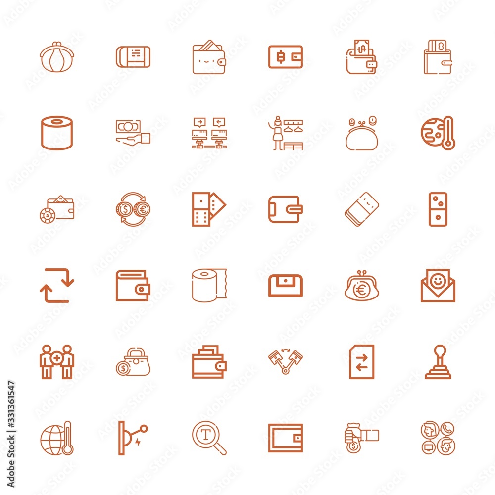 Editable 36 change icons for web and mobile