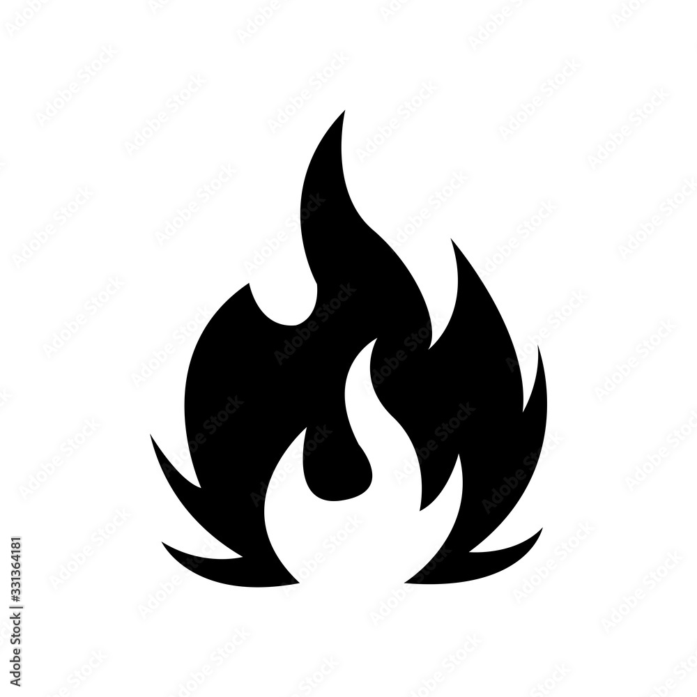 Fire flame vector illustration design template Fire flame vector illustration design template