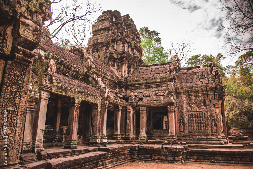 Naklejka premium Amazing Angkor Wat, Cambodia - history and mystery