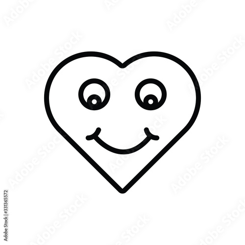 Black line icon for wonderful