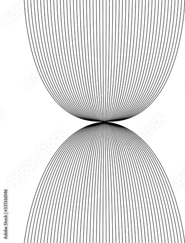Wave many gray lines using Blend Tool01
