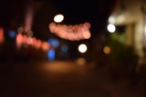 Nighttime multicolored bokeh and blurry images