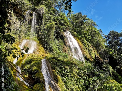 Photography Waterfall in Cuban rain forrest