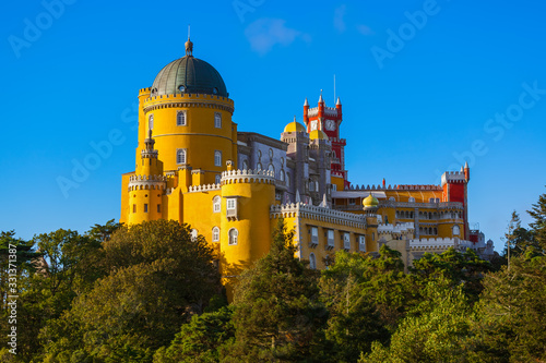 Pena Palace in Sintra - Portugal photo