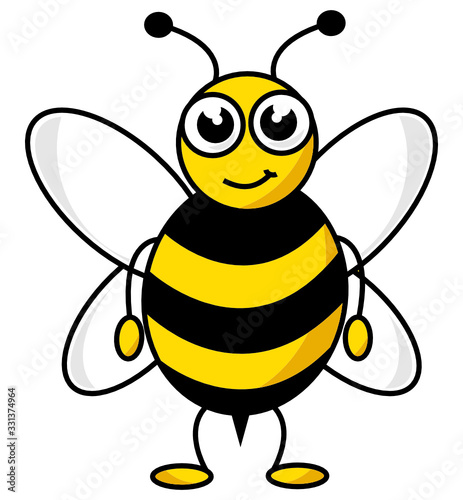 Biene Logo Clipart Honig stehen