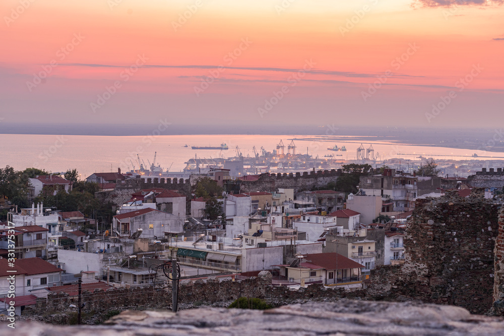 sea view from the city of Thessaloniki sea view from the city of Thessaloniki