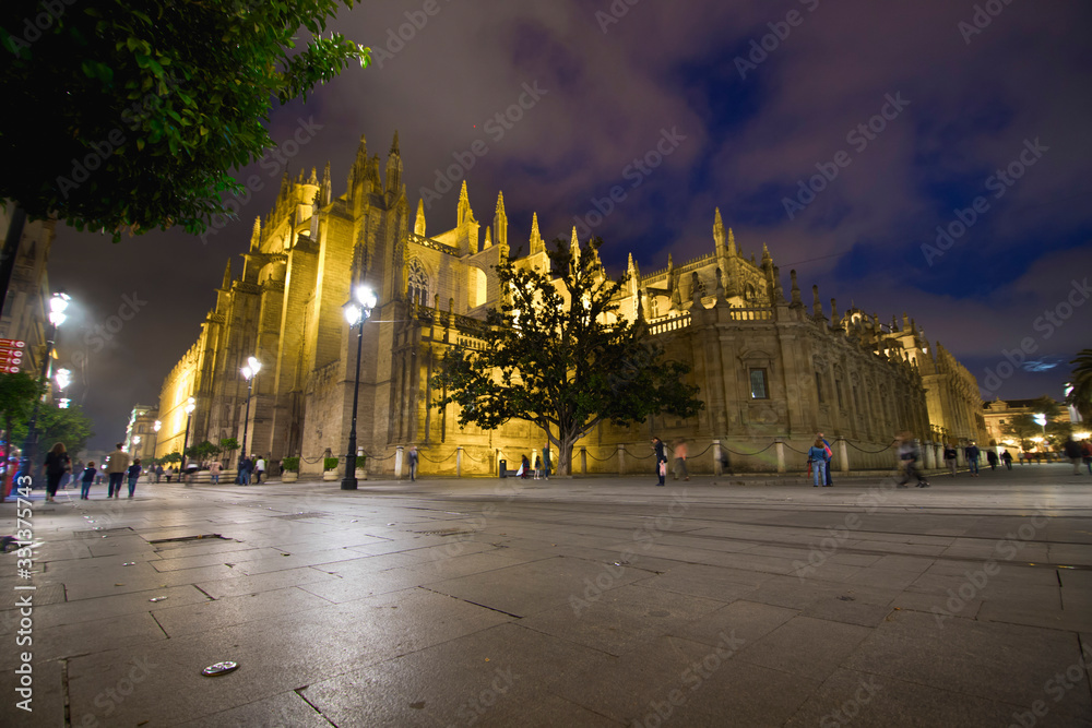 Obraz premium sevilla nocturna