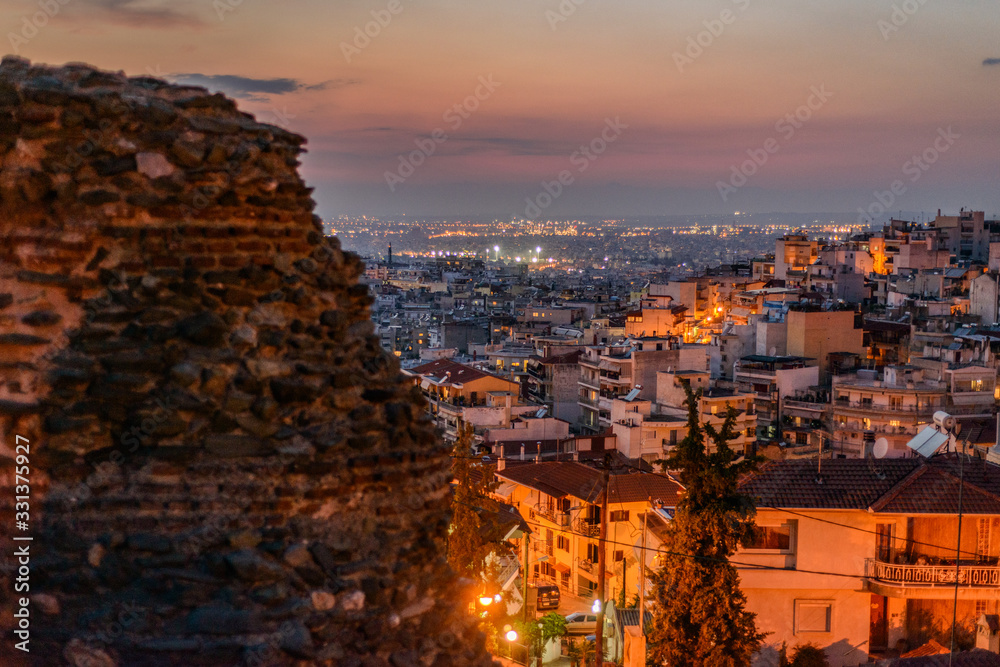 Fototapeta premium sea ​​view from the city of Thessaloniki