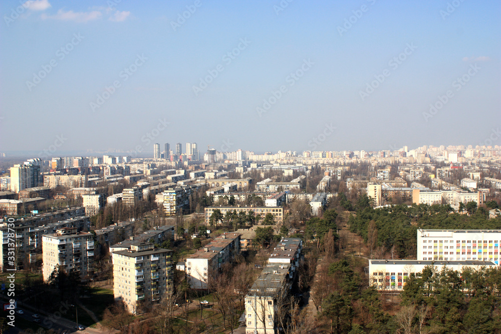 Kiev city, Dnieper district, spring