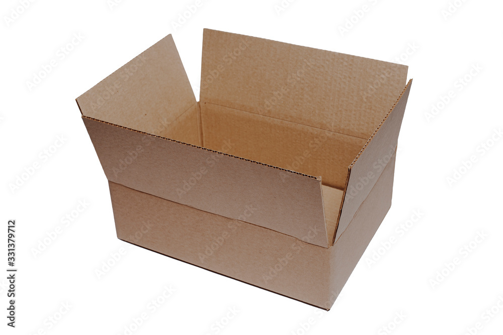 cardboard box isolated on white background cardboard box isolated on white background