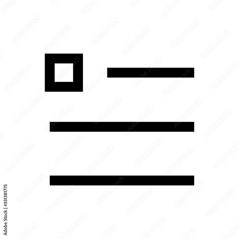 Hamburger menu button outline icon. Symbol, logo illustration for mobile concept and web design. Hamburger menu button outline icon. Symbol, logo illustration for mobile concept and web design.