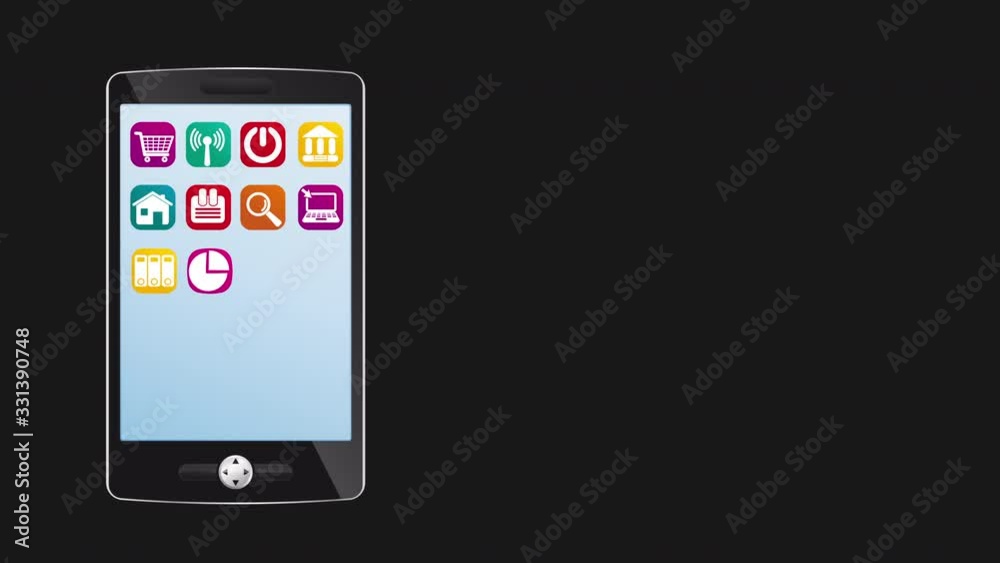 smartphone graphic application icons animated smartphone graphic application icons animated