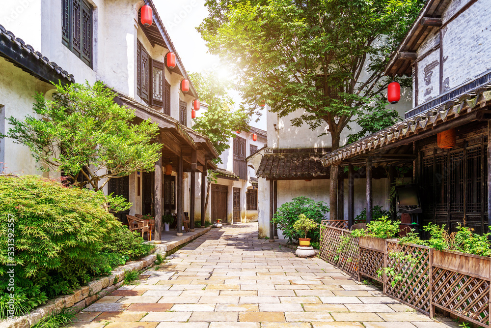 Fototapeta premium Chinese historical customs town