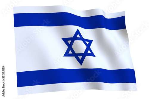 Israel Flag wavin
