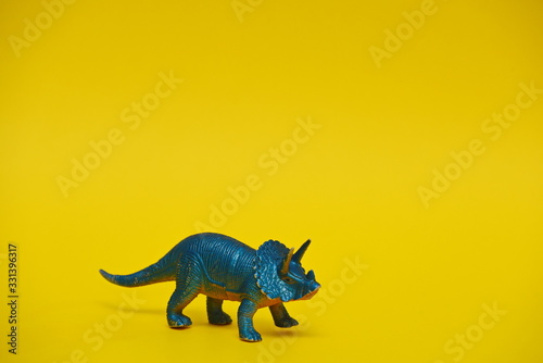 little toy ceratops rubber model