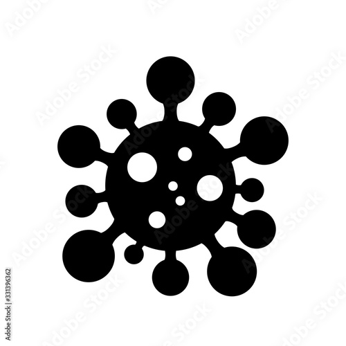 Corona virus icon vector
