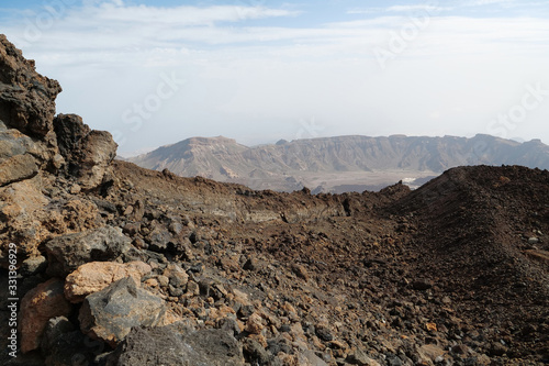 View from Volcano Teide, Tenerife, Canary islands, Spain