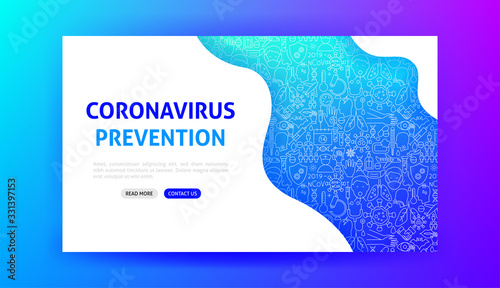 Coronavirus Prevention Landing Page