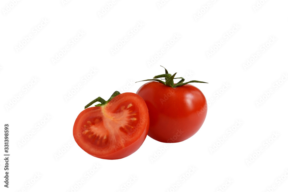 Tomatoes isolated on white background Tomatoes isolated on white background