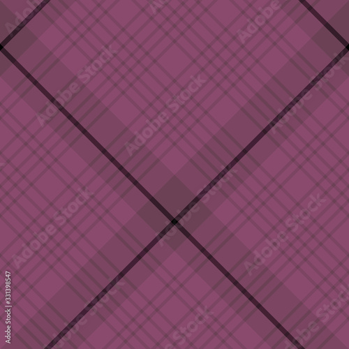 Seamless pattern in great discreet dark purple colors for plaid, fabric, textile, clothes, tablecloth and other things. Vector image. 2