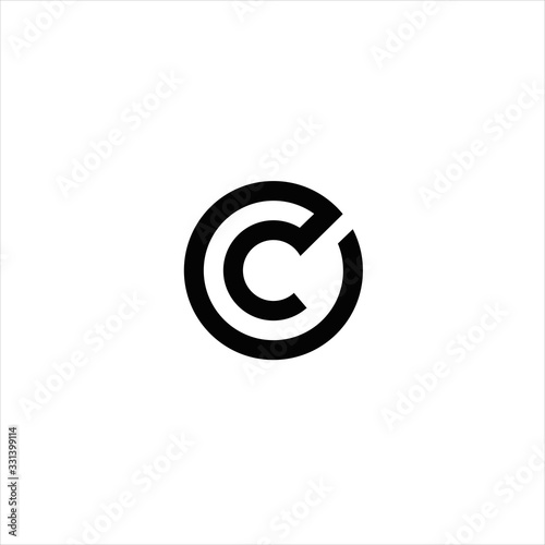  letter c circle  logo design vector image , letter c circle icon , circle letter c logo icon , letter c circle, logo c circle 