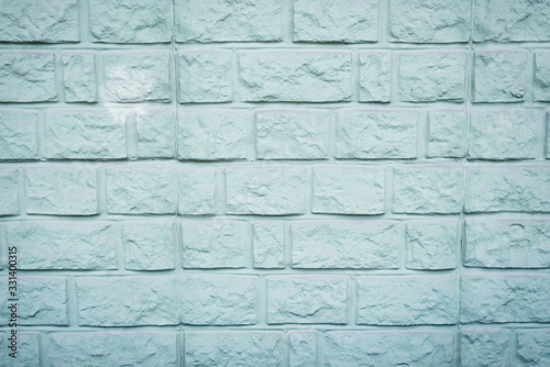 Blue brick wall background. texture