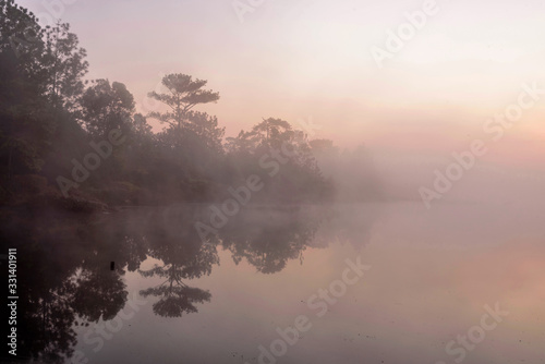 Sunrise Phu Kradueng Reservoir  Phu Kradueng National Park , located in Phu Kradueng District in Loei Province : Thailand  photo