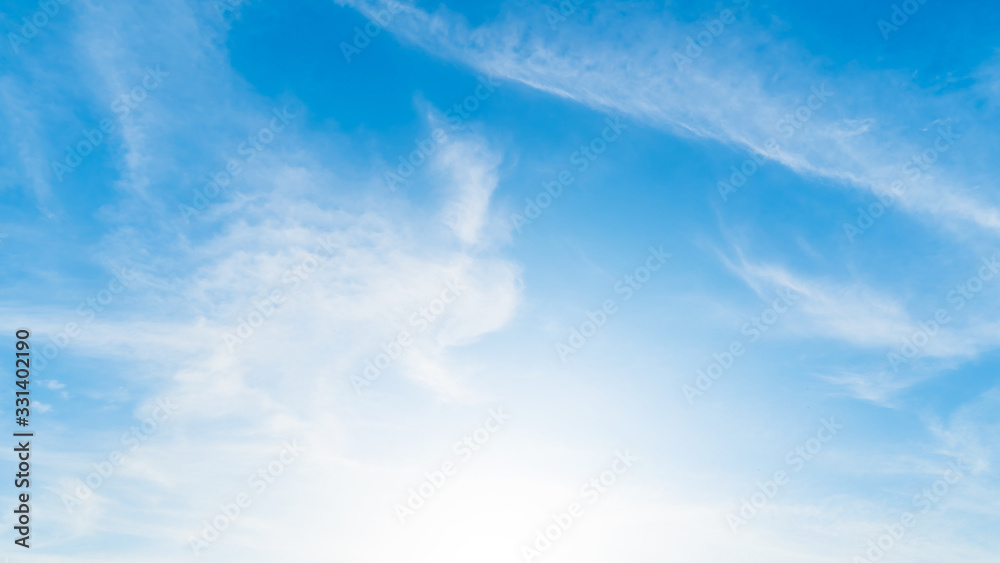 Blue sky with cloud bright at. Border, Thailand - Malaysia Blue sky with cloud bright at. Border, Thailand - Malaysia