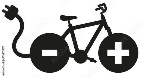 vélo electrique picto +-