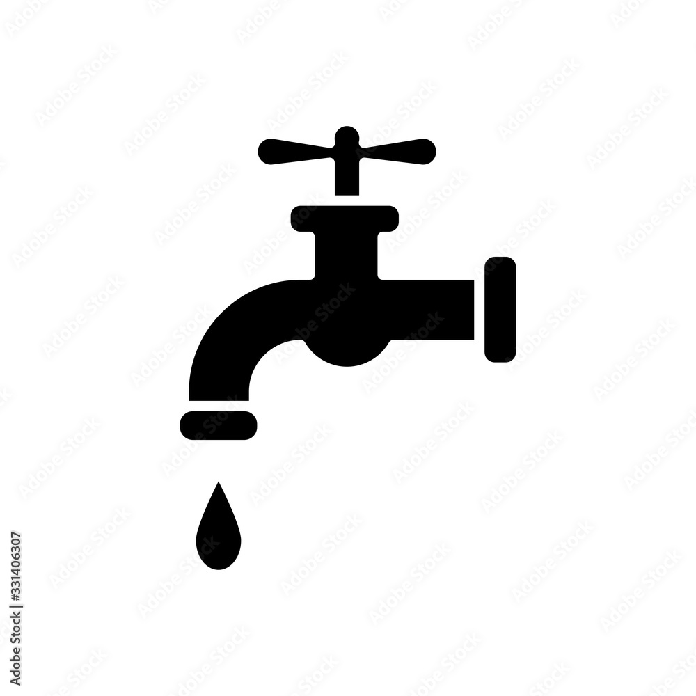 Tap Water icon vector Tap Water icon vector