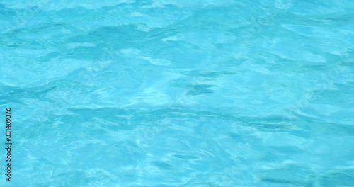 Swimming pool water wave in blue color
