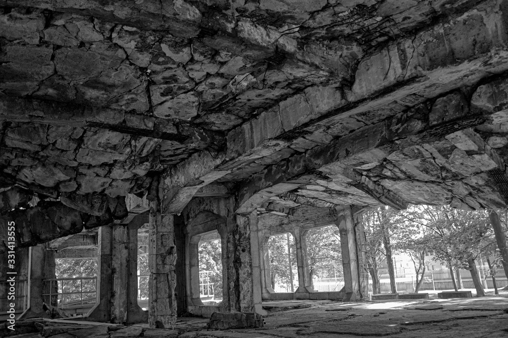 Interior of new barracks at Westerplatte Interior of new barracks at Westerplatte