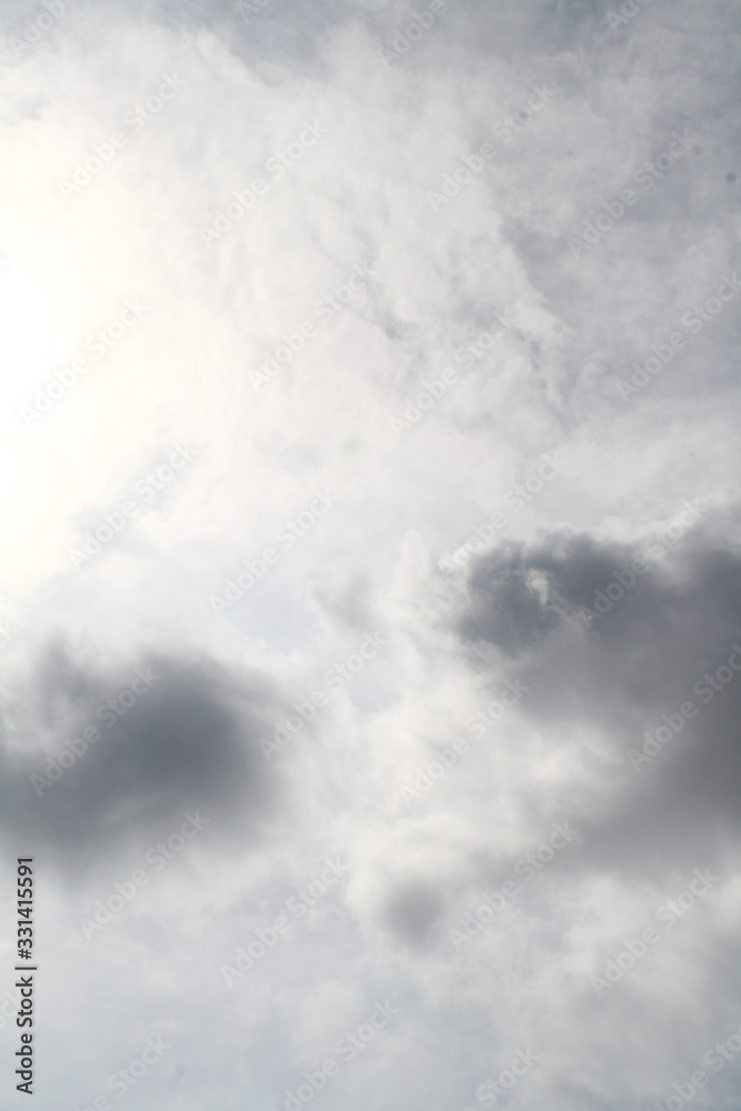 Fototapeta premium white clouds against a blue sky
