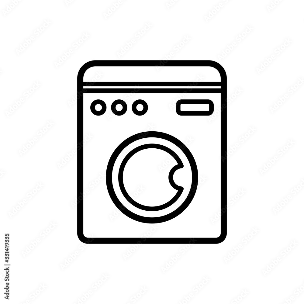 washing machine icon vector template washing machine icon vector template