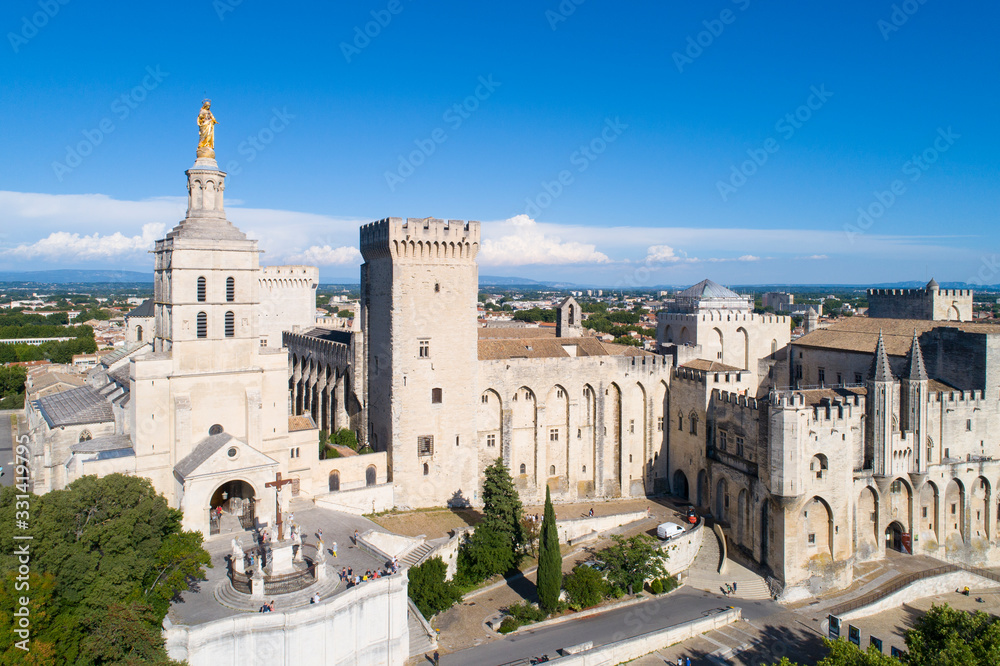 Aerial view of Avignon