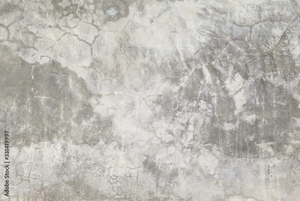 Fototapeta premium white wall texture old dirty scratched plaster as grunge background