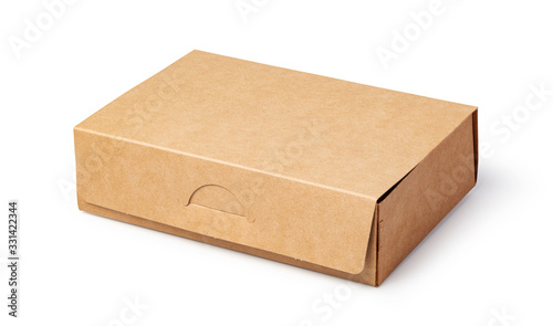 brown unlabeled paper food box © Gresei
