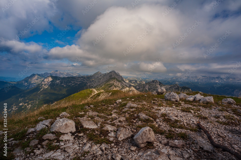 On the summit of Vogel mountain