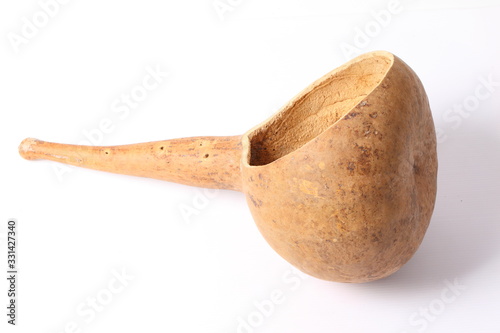 Dried calabash fruits, Bottle gourd photo