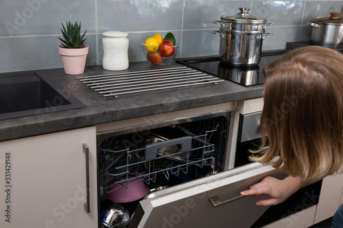 A dishwasher is necessary equipment that is used in every kitchen.