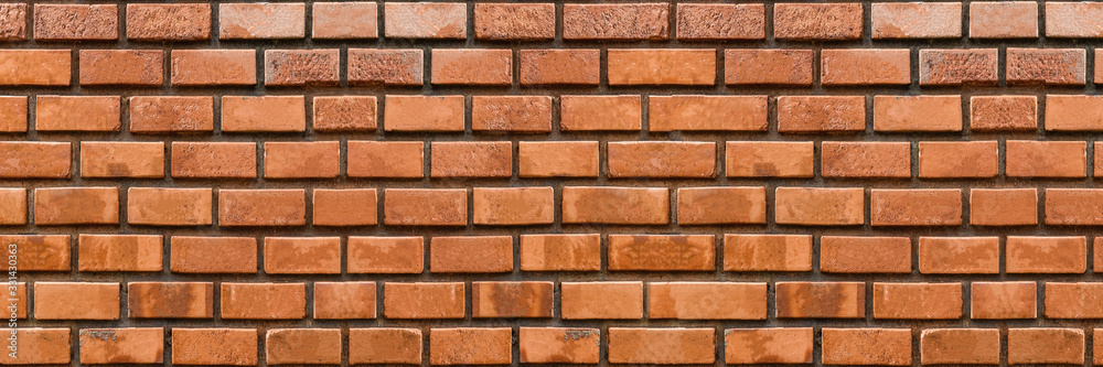Empty old brick wall texture background. Copy space panorama picture Empty old brick wall texture background. Copy space panorama picture